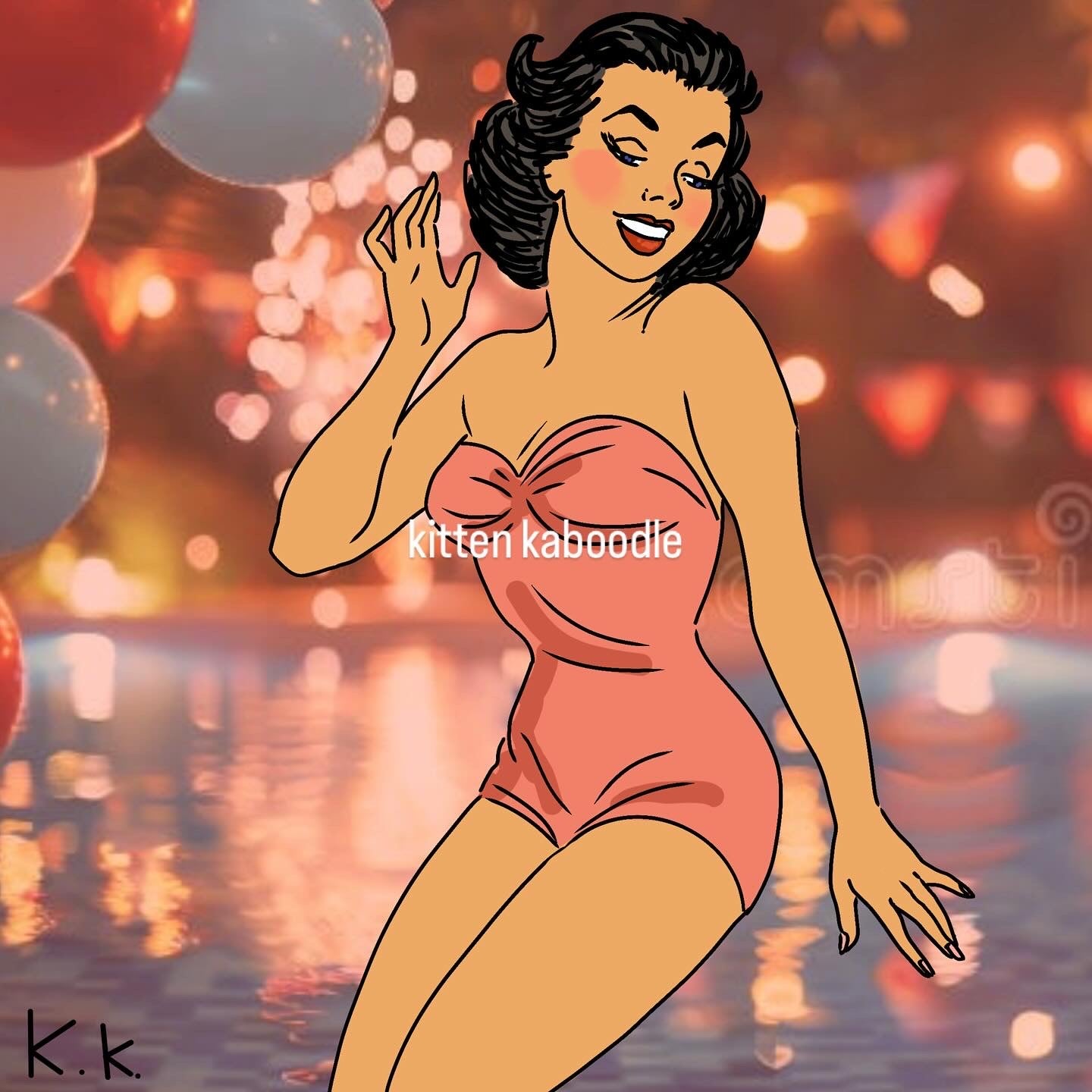 GLAM RETRO ILLUSTRATION